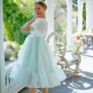 BNWT Selkie Collection Milk Jade French Puff in 2X